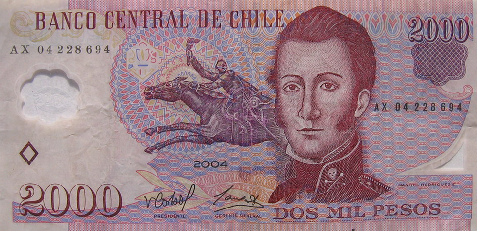 Chilean dos mil pesos